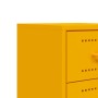 Mesita de noche acero amarillo mostaza 36x39x60,5 cm de , Mesitas de noche - Ref: Foro24-846464, Precio: 71,80 €, Descuento: %