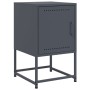 Mesitas de noche 2 unidades acero gris antracita 36x39x60,5 cm de , Mesitas de noche - Ref: Foro24-846451, Precio: 94,67 €, D...