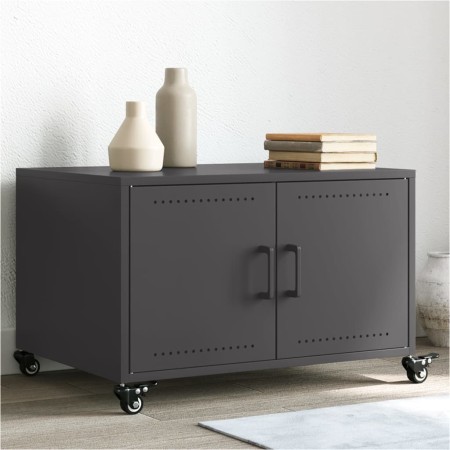 Mesa de centro acero negro 68x50x43,5 cm de , Mesas de centro - Ref: Foro24-846686, Precio: 64,60 €, Descuento: %