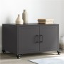 Mesa de centro acero negro 68x50x43,5 cm de , Mesas de centro - Ref: Foro24-846686, Precio: 64,60 €, Descuento: %