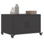 Mesa de centro acero negro 68x50x43,5 cm by , Coffee table - Ref: Foro24-846686, Price: 63,98 €, Discount: %