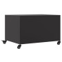 Mesa de centro acero negro 68x50x43,5 cm de , Mesas de centro - Ref: Foro24-846686, Precio: 64,60 €, Descuento: %
