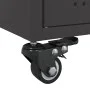 Mesa de centro acero negro 68x50x43,5 cm by , Coffee table - Ref: Foro24-846686, Price: 63,98 €, Discount: %