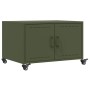 Mesa de centro acero verde oliva 68x50x43,5 cm de , Mesas de centro - Ref: Foro24-846690, Precio: 67,99 €, Descuento: %