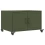 Mesa de centro acero verde oliva 68x50x43,5 cm de , Mesas de centro - Ref: Foro24-846690, Precio: 67,35 €, Descuento: %