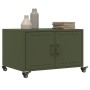 Mesa de centro acero verde oliva 68x50x43,5 cm de , Mesas de centro - Ref: Foro24-846690, Precio: 67,99 €, Descuento: %