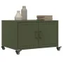 Mesa de centro acero verde oliva 68x50x43,5 cm de , Mesas de centro - Ref: Foro24-846690, Precio: 67,35 €, Descuento: %