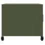 Mesa de centro acero verde oliva 68x50x43,5 cm de , Mesas de centro - Ref: Foro24-846690, Precio: 67,35 €, Descuento: %