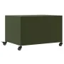 Mesa de centro acero verde oliva 68x50x43,5 cm de , Mesas de centro - Ref: Foro24-846690, Precio: 67,35 €, Descuento: %