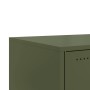 Mesa de centro acero verde oliva 68x50x43,5 cm de , Mesas de centro - Ref: Foro24-846690, Precio: 67,99 €, Descuento: %