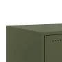 Mesa de centro acero verde oliva 68x50x43,5 cm de , Mesas de centro - Ref: Foro24-846690, Precio: 67,35 €, Descuento: %