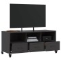 Mueble de TV acero negro 100,5x39x43,5 cm de , Muebles TV - Ref: Foro24-846692, Precio: 84,26 €, Descuento: %