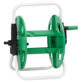 Carrete de rollo para manguera de pie acero verde 45 m 1/2" by , Garden hose holder - Ref: Foro24-4006167, Price: 21,80 €, Di...