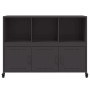 Aparador de acero negro 100,5x39x72 cm de , Aparadores - Ref: Foro24-846734, Precio: 125,44 €, Descuento: %