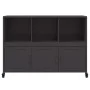 Aparador de acero negro 100,5x39x72 cm de , Aparadores - Ref: Foro24-846734, Precio: 132,70 €, Descuento: %