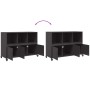 Aparador de acero negro 100,5x39x72 cm de , Aparadores - Ref: Foro24-846734, Precio: 125,44 €, Descuento: %