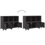 Aparador de acero negro 100,5x39x72 cm de , Aparadores - Ref: Foro24-846734, Precio: 132,70 €, Descuento: %