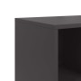 Aparador de acero negro 100,5x39x72 cm de , Aparadores - Ref: Foro24-846734, Precio: 125,44 €, Descuento: %