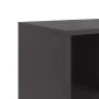 Aparador de acero negro 100,5x39x72 cm de , Aparadores - Ref: Foro24-846734, Precio: 132,70 €, Descuento: %