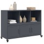 Aparador acero gris antracita 100,5x39x72 cm de , Aparadores - Ref: Foro24-846736, Precio: 128,90 €, Descuento: %