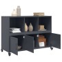 Aparador acero gris antracita 100,5x39x72 cm de , Aparadores - Ref: Foro24-846736, Precio: 128,90 €, Descuento: %