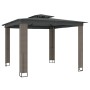 Cenador con doble techo de tela gris antracita 2,94x2,94 m de , Carpas y cenadores - Ref: Foro24-368445, Precio: 332,18 €, De...