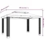 Cenador con doble techo de tela gris antracita 3,94x2,96 m de , Carpas y cenadores - Ref: Foro24-368447, Precio: 366,38 €, De...