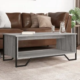 Mesa de centro madera de ingeniería gris Sonoma 100x51x40 cm de , Mesas de centro - Ref: Foro24-848482, Precio: 60,45 €, Desc...