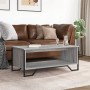 Mesa de centro madera de ingeniería gris Sonoma 100x51x40 cm de , Mesas de centro - Ref: Foro24-848482, Precio: 61,36 €, Desc...