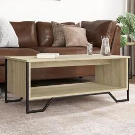 Mesa de centro madera de ingeniería roble Sonoma 100x51x40 cm by , Coffee table - Ref: Foro24-848480, Price: 60,86 €, Discoun...