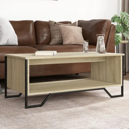 Wohnzimmertisch aus Sonoma-Eiche Spanplatte 100x51x40 cm von , Couchtisch - Ref: Foro24-848480, Preis: 60,86 €, Rabatt: %