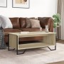 Mesa de centro madera de ingeniería roble Sonoma 100x51x40 cm de , Mesas de centro - Ref: Foro24-848480, Precio: 61,82 €, Des...