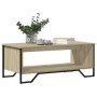 Mesa de centro madera de ingeniería roble Sonoma 100x51x40 cm de , Mesas de centro - Ref: Foro24-848480, Precio: 61,82 €, Des...