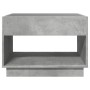 Mesa de centro con Infinity LED gris hormigón 70x50x50 cm de , Mesas de centro - Ref: Foro24-847661, Precio: 99,53 €, Descuen...