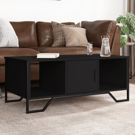 Mesa de centro madera de ingeniería negro 100x51x40 cm de , Mesas de centro - Ref: Foro24-848489, Precio: 62,93 €, Descuento: %