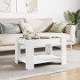 Mesa de centro madera de ingeniería blanco 73x53x45 cm de , Mesas de centro - Ref: Foro24-847546, Precio: 104,27 €, Descuento: %