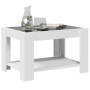 Mesa de centro madera de ingeniería blanco 73x53x45 cm de , Mesas de centro - Ref: Foro24-847546, Precio: 104,27 €, Descuento: %
