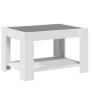 Mesa de centro madera de ingeniería blanco 73x53x45 cm de , Mesas de centro - Ref: Foro24-847546, Precio: 104,27 €, Descuento: %