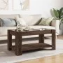 Mesa de centro y LED madera ingeniería marrón roble 93x53x45 cm de , Mesas de centro - Ref: Foro24-847559, Precio: 129,08 €, ...