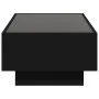 Mesa de centro con LED madera de ingeniería negro 90x50x30 cm de , Mesas de centro - Ref: Foro24-847519, Precio: 148,41 €, De...