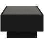 Mesa de centro con LED madera de ingeniería negro 90x50x30 cm de , Mesas de centro - Ref: Foro24-847519, Precio: 156,73 €, De...