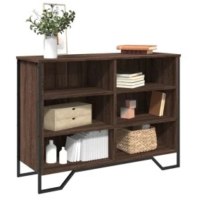 Aparador madera de ingeniería roble marrón 101x35,5x74,5 cm de , Aparadores - Ref: Foro24-848558, Precio: 77,05 €, Descuento: %