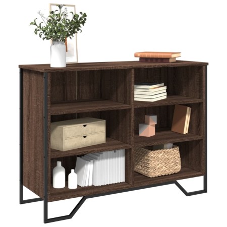 Aparador madera de ingeniería roble marrón 101x35,5x74,5 cm de , Aparadores - Ref: Foro24-848558, Precio: 78,03 €, Descuento: %