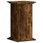 Soportes de plantas madera ingeniería roble ahumado 33x33x60 cm de , Soportes para macetas - Ref: Foro24-852964, Precio: 44,9...