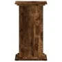 Soportes de plantas madera ingeniería roble ahumado 33x33x60 cm de , Soportes para macetas - Ref: Foro24-852964, Precio: 44,9...