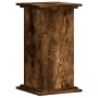Soportes de plantas madera ingeniería roble ahumado 33x33x60 cm de , Soportes para macetas - Ref: Foro24-852964, Precio: 39,1...