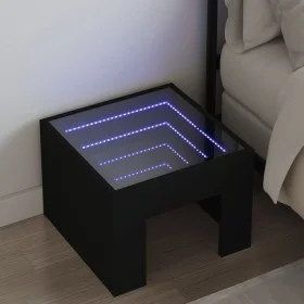 Nachttisch mit Infinity LED in Schwarz 40x40x30 cm von , Nachttische - Ref: Foro24-3284071, Preis: 64,08 €, Rabatt: %