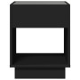 Mesita de noche con Infinity LED negra 40x40x50 cm de , Mesitas de noche - Ref: Foro24-3284078, Precio: 69,32 €, Descuento: %