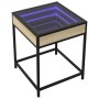Mesita de noche con Infinity LED roble Sonoma 40x40x51 cm de , Mesitas de noche - Ref: Foro24-3284092, Precio: 59,31 €, Descu...
