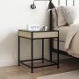 Mesita de noche con Infinity LED roble Sonoma 40x40x51 cm de , Mesitas de noche - Ref: Foro24-3284092, Precio: 59,31 €, Descu...